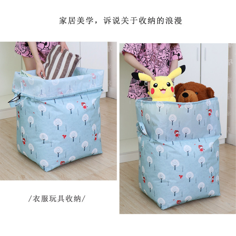 大号衣服收纳筐被子防尘袋布艺衣柜整理打包搬家抽绳束口袋储物盒,淘宝优惠券,粉丝福利购,淘宝优惠卷