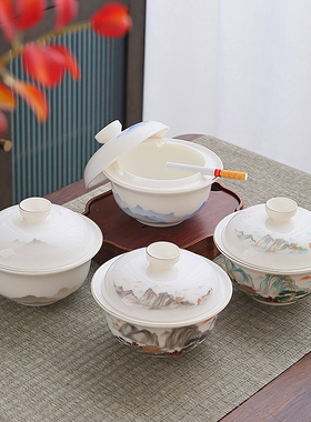 中式茶桌烟灰缸带盖可悬停