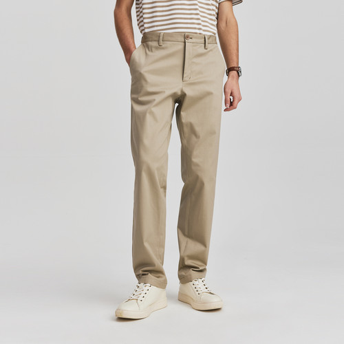 【隐藏松紧腰】SCOFIELD男装24年夏季新款通勤商务修身休闲裤长裤 - 图0