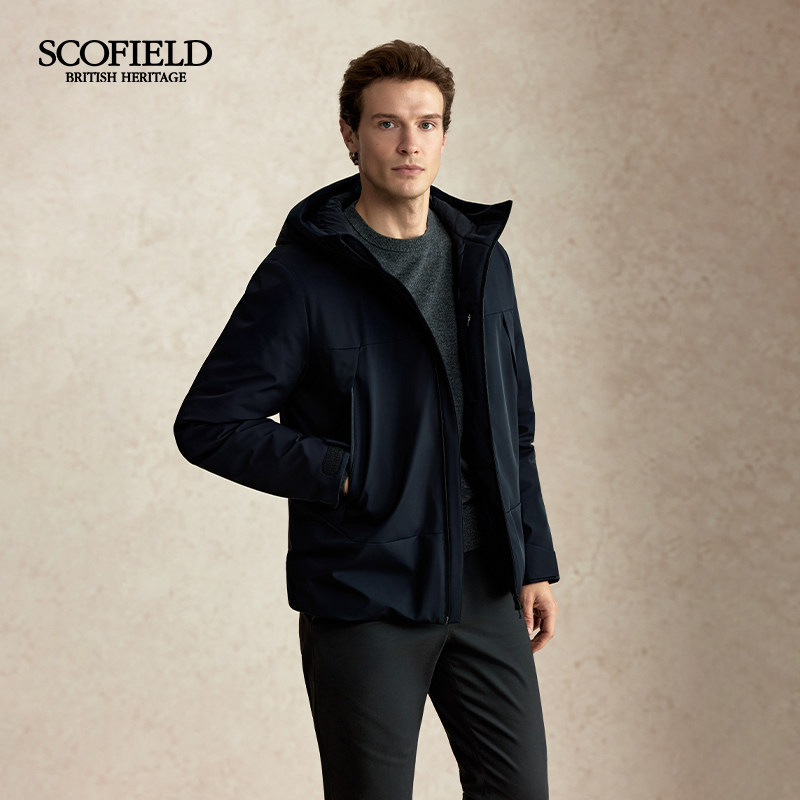 【三防功能】SCOFIELD男装90鹅绒运动连帽压胶保暖加厚羽绒服男,淘宝优惠券,粉丝福利购,淘宝优惠卷