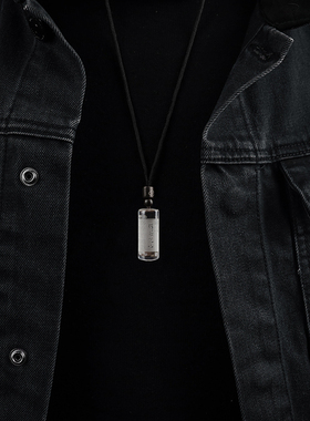 白水晶楞严咒挂件项链男士黄水晶般若波罗蜜多心经经文吊坠女饰品