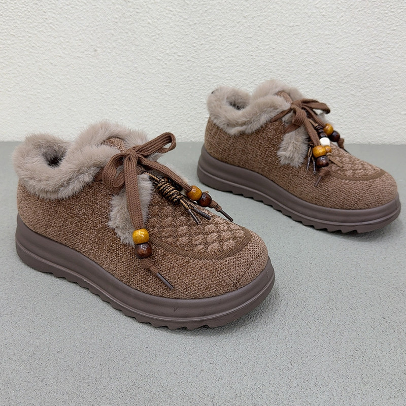 老北京棉鞋女冬季新款加绒加厚雪地靴时尚休闲鞋保暖防滑妈妈棉靴,淘宝优惠券,粉丝福利购,淘宝优惠卷