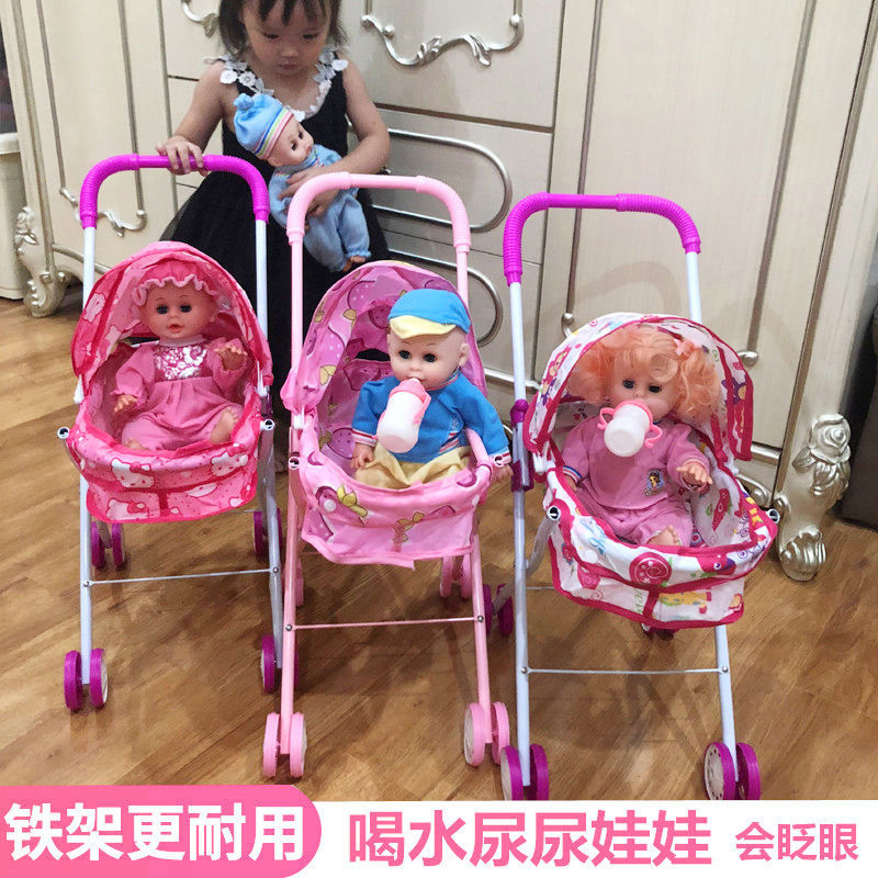 儿童推车玩具女孩女宝宝玩具婴儿小推车玩具过家家玩具娃娃礼物