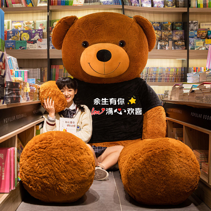 泰迪熊猫毛绒抱抱熊 开心猫毛绒布艺类玩具