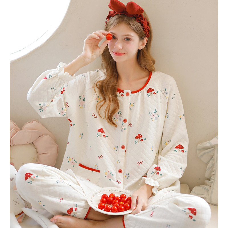 家时光月子服秋冬产后孕妇睡衣哺乳衣秋季10月份空气棉保暖家居,淘宝优惠券,粉丝福利购,淘宝优惠卷