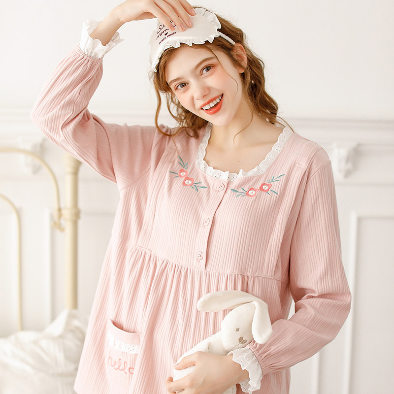 家时光月子服春秋季纯棉产后孕妇睡衣哺乳衣产妇怀孕期待产家居服,淘宝优惠券,粉丝福利购,淘宝优惠卷