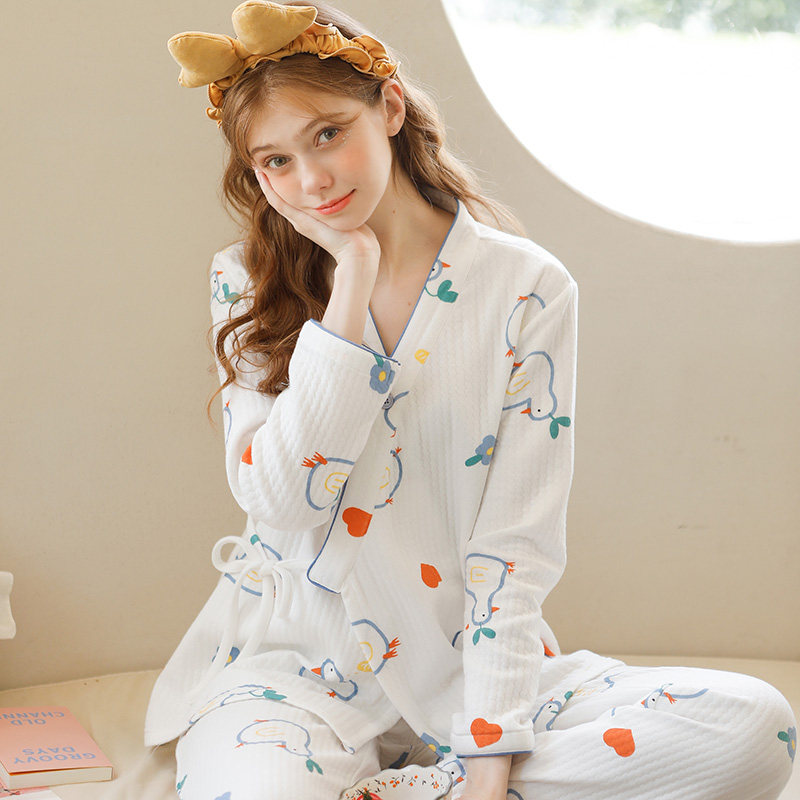 家时光月子服秋冬产后空气棉孕妇睡衣哺乳衣女冬天保暖待产家居服,淘宝优惠券,粉丝福利购,淘宝优惠卷