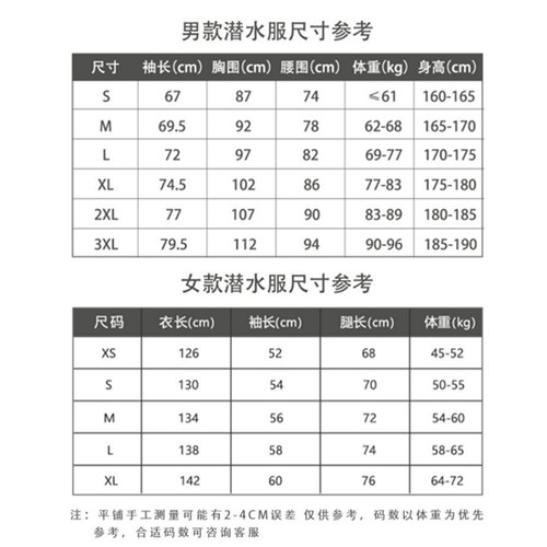 潜水衣男女士全身连体加厚水母衣5mm专业装备保暖防寒浮潜潜水服 - 图2