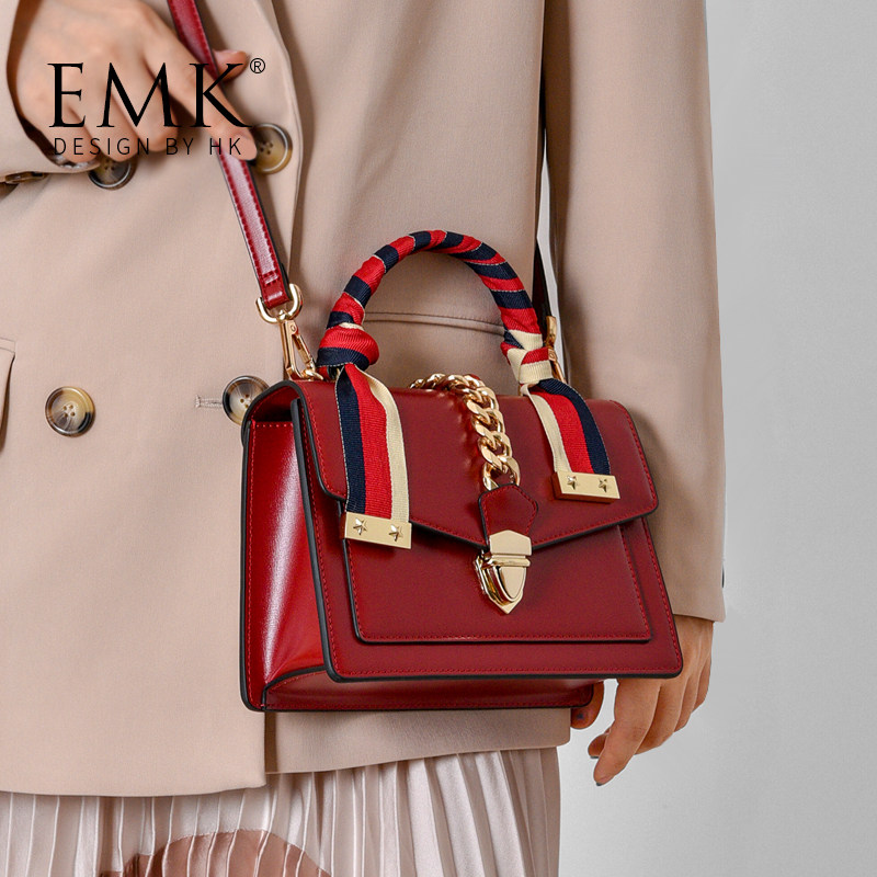 小mk 2021新款法国质感欧洲站斜挎包 酷玩子弟箱包女士包袋