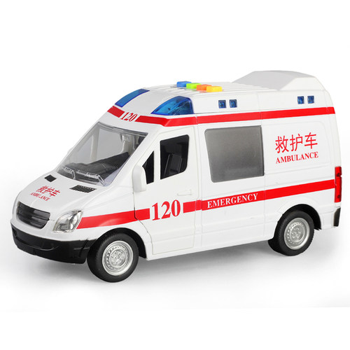 可开门120救护车玩具大号惯性男女孩汽车模型儿童急救车仿真模型 - 图3