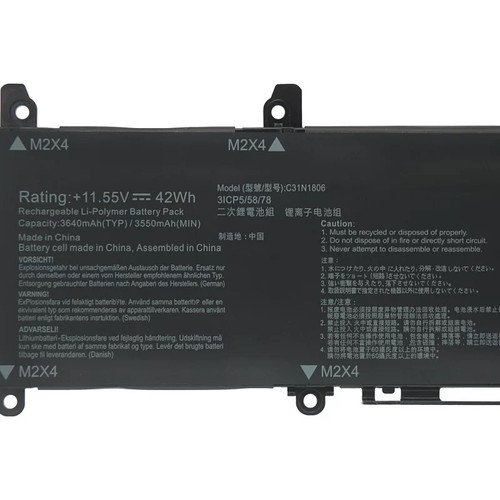 适用华硕 a爱豆13寸 ADOL13F/U S330F S330U K/I330F电池C31N1806 - 图3
