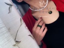 All the wait is worth it (7 5-8mm diameter race Australia white water drop pearl necklace 40cm)