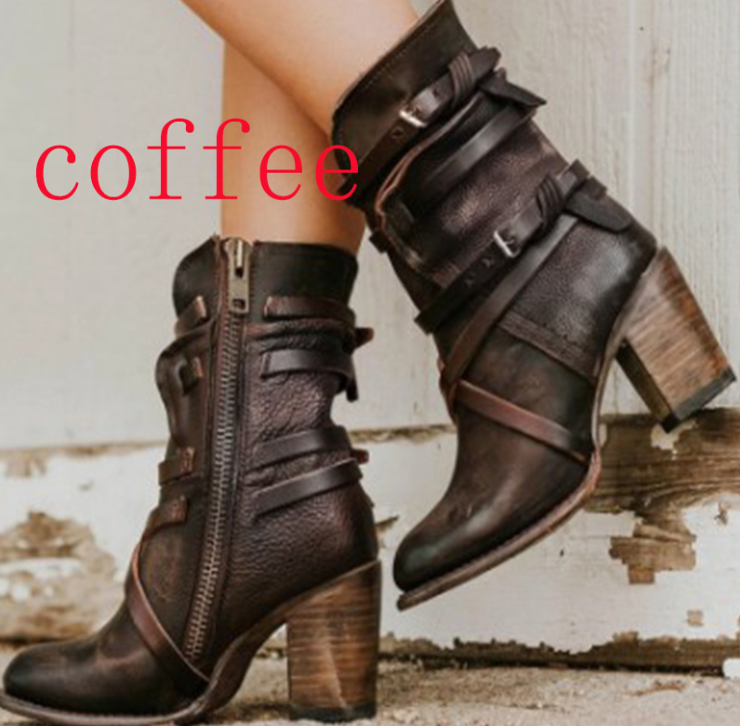 Autumn/Winter boots for ladies in plus-size 35-43大码女士靴 - 图0