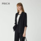 PRICH ແຟຊັນອັດສະລິຍະເສຖແຂນສາມສ່ວນສີ່ຊຸດ Summer Casual Loose Commuting Jacket Women