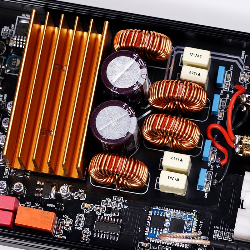 D14 TPA3255立体声大功率数字功放QCC3034蓝牙5.1独立解码放大器 - 图1