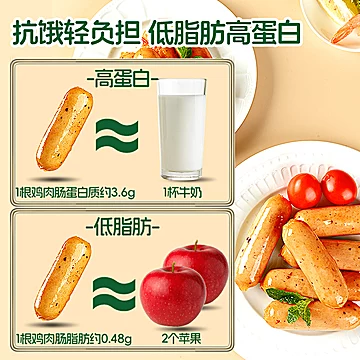 【盐津铺子】低脂爆汁魔芋鸡肉肠240g[5元优惠券]-寻折猪