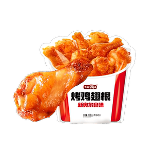 盐津铺子烤鸡翅根108g*2袋