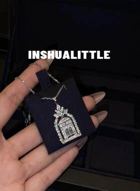 26s新款满钻门窗项链女士