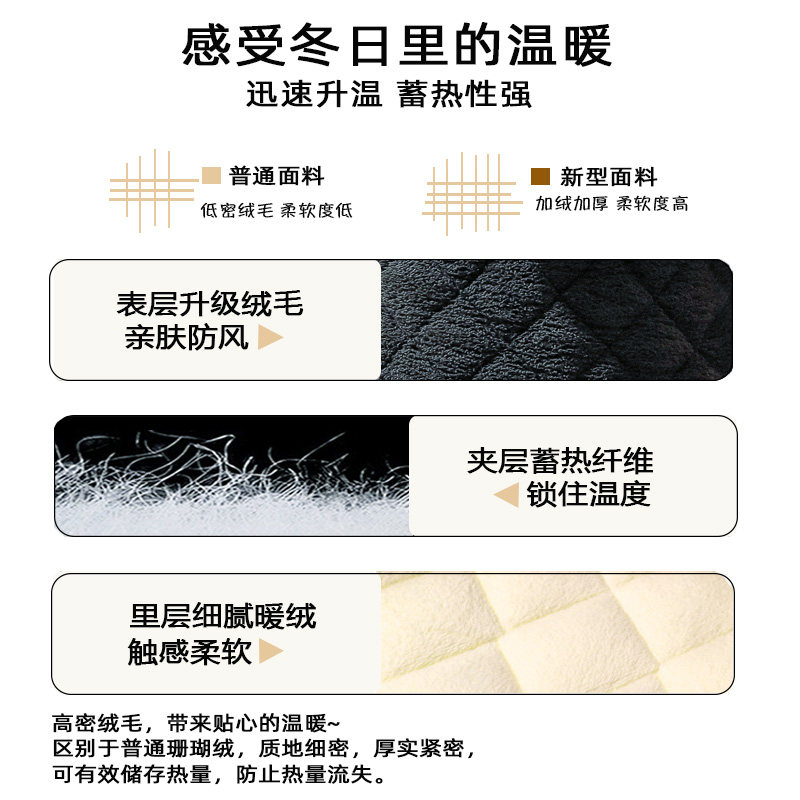 男士冬季加绒三层夹棉珊瑚绒睡衣 驰鸣睡衣/家居服套装