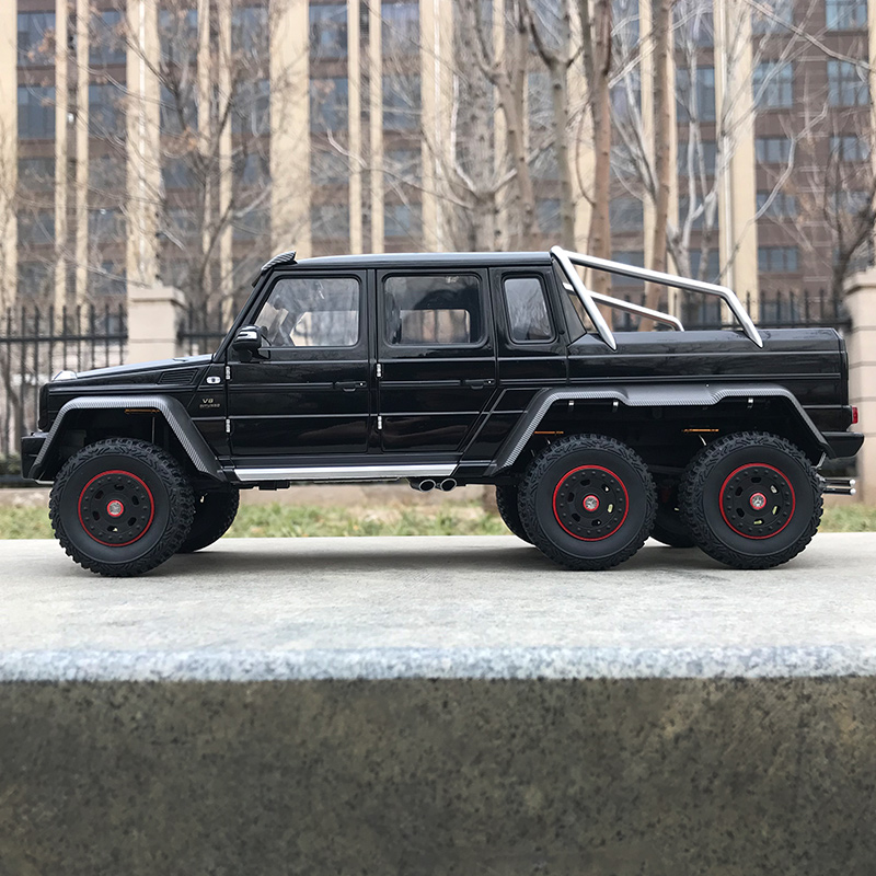 AUTOART奥拓 奔驰G63车模1:18 奔驰G63 AMG 6X6越野仿真汽车模型 - 图2