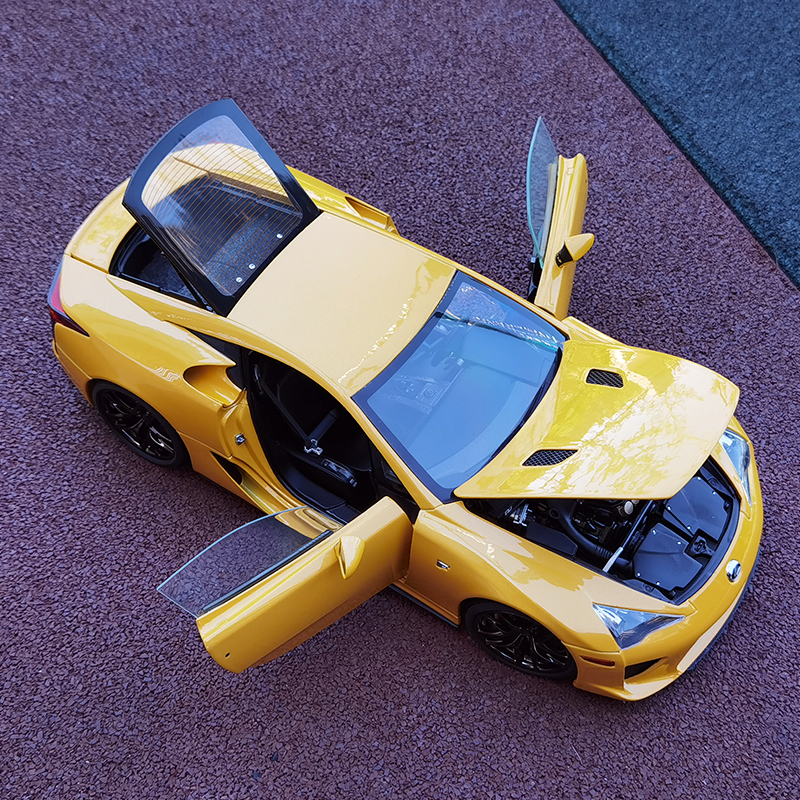 威尔 WELL 1:18雷克萨斯 LFA Lexus街版合金仿真汽车模型-图1