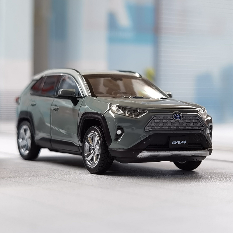 LCD 1:64 丰田rav4 hybrid 混动 2022款 越野  合金汽车模型 - 图2