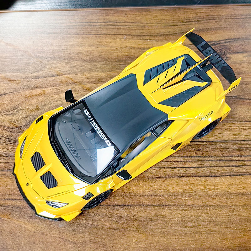 Autoart奥拓 1:18兰博基尼LIBERTY WALK LB HURACAN GT汽车模型-图3