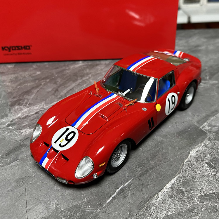 京商1:18 法拉利250GTO 合金仿真全开跑车模型成品摆件收藏礼物 - 图0