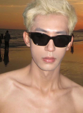 防紫外线方形韩版男女同款太阳镜