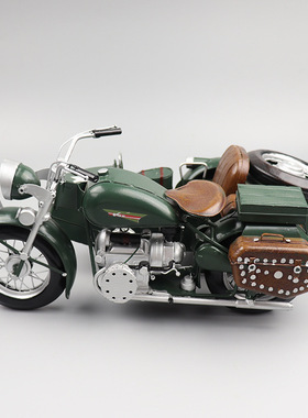 长江750挎斗摩托车模型复古
