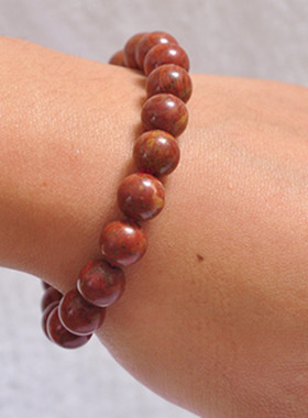 正品包邮/泗滨玄黄富贵红砭石手链/男 女 山东泗水直销 缓解压力