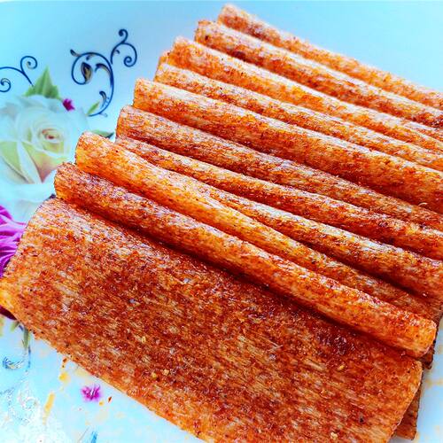 怀旧毛仔麻辣条辣片熟食零食面筋麻长寿面筋鸽鸽豆角干包邮-图0