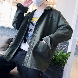 秋季新款日系工装休闲外套