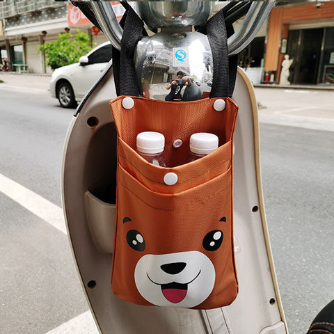 Electric vehicle hanging bag storage artifact mobile phone bag