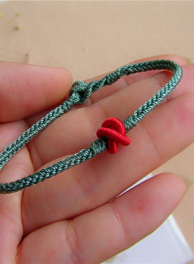 手工福宝宝款本命年红绳