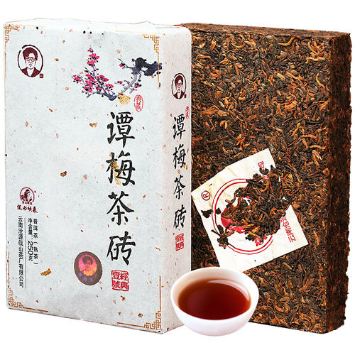 名师熟普佤山映象云南熟普2025年熟茶宫廷普洱熟茶叶谭梅茶砖250g - 图2