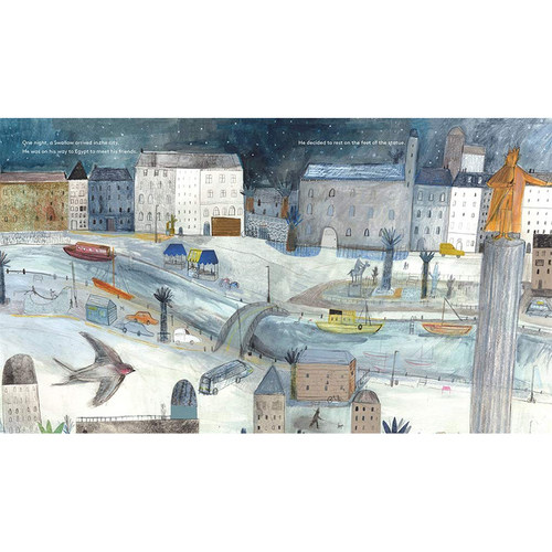 快乐王子 奥斯卡王尔德的故事 英文原版 The Happy Prince A Tale by Oscar Wilde 王尔德 梅茜希尔林 艺术绘本 经典童话故事新编 - 图3