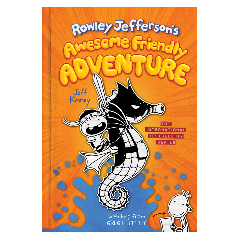 罗利杰斐逊历险记英文原版 Rowley Jefferson's Awesome Friendly Adventure漫画 Jeff Kinney搭杰斐逊恐怖故事集小鬼头日记-图0