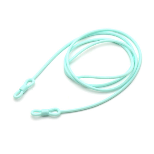 硅胶眼镜绳止滑套款挂绳硅胶男女糖果色简约眼镜绳伸缩弹力眼镜绳 - 图2