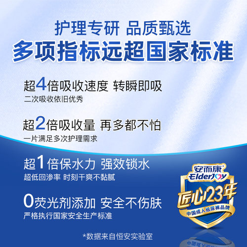安而康成人纸尿裤老人用尿不湿男女产妇老年人专用m码80片粘贴式 - 图2