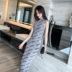 Đầu thu mới 2019 tiên nữ siêu tiên phong cách thời trang hoang dã thời trang hoang dã mỏng đáy dài - Váy eo cao váy body Váy eo cao