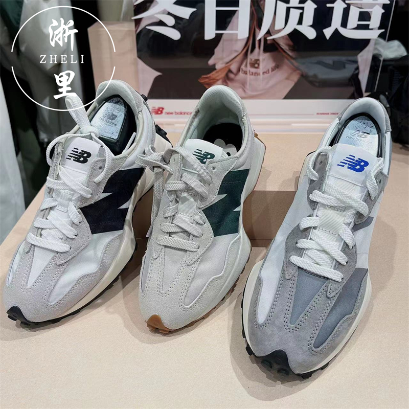 NEW BALANCE/NB327系列情侣款复古运动鞋限量慢跑鞋MS327FE/LAB - 图1