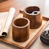 Thai pen holder desktop creative retro wood large capacity