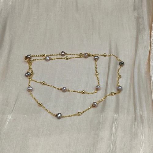 施家珍珠项链女款2025新款轻奢小众高级感锁骨链 - 图1