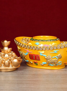 李居明2026马年吉祥物黄金千万两摆件东南方九紫当令财位吉祥摆设