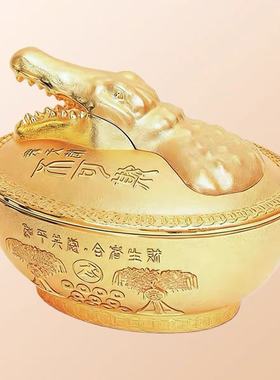 李居明2026年吉祥物 不可欺摆件摇钱树财盒财箱客厅办公室摆设