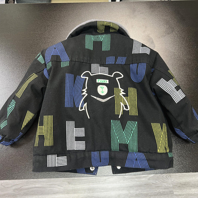 男童加绒牛仔外套韩版儿童洋气加厚夹克上衣小童秋冬装宝宝潮衣服,淘宝优惠券,粉丝福利购,淘宝优惠卷