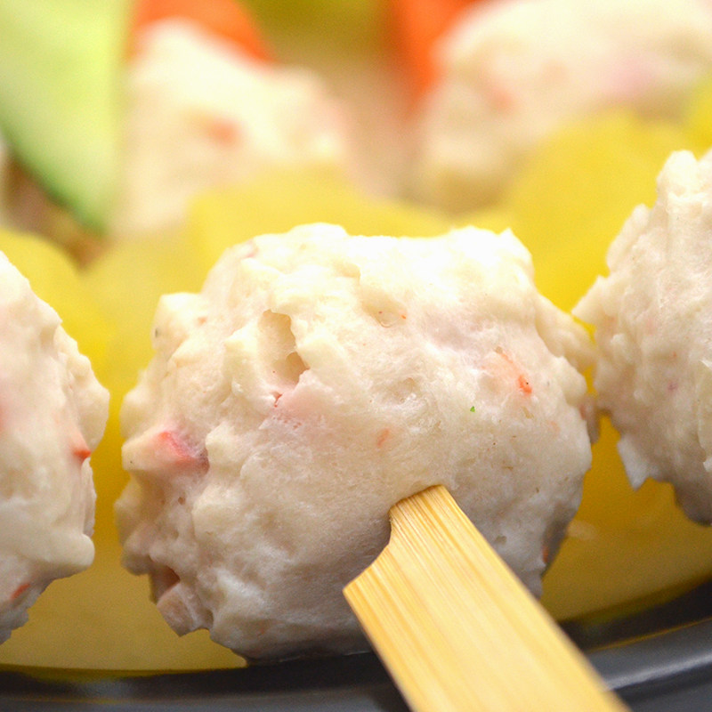 冷冻虾球龙虾丸火锅涮锅植物素肉丸子魔芋佛家纯素素食鸿昶爱之素,淘宝优惠券,粉丝福利购,淘宝优惠卷