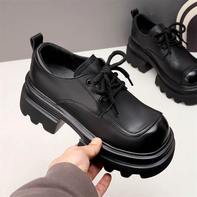 34小码英伦风棉款厚底松糕乐福鞋女2026春季新款百搭小皮鞋单鞋子,淘宝优惠券,粉丝福利购,淘宝优惠卷