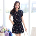Mùa hè 2019 của phụ nữ in cotton lụa kích thước lớn váy mỏng quần nữ mỏng phần nhỏ tươi hoa ngắn tay váy ngắn nữ - váy đầm vay dep váy đầm